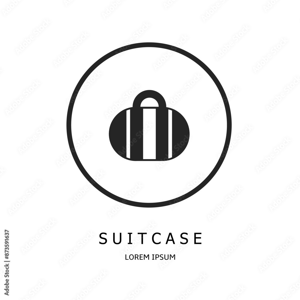 Logo vector design for business. Suitcase logos. Logo vector design for business. Suitcase logos.
