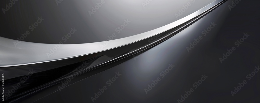 Abstract Metallic Lines, Dark Background Abstract Metallic Lines, Dark Background