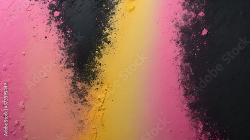 Gradient backgrounds that incorporate grainy black with soft pink and yellow, offering a chic and sophisticated look inspired by city lights at dusk.