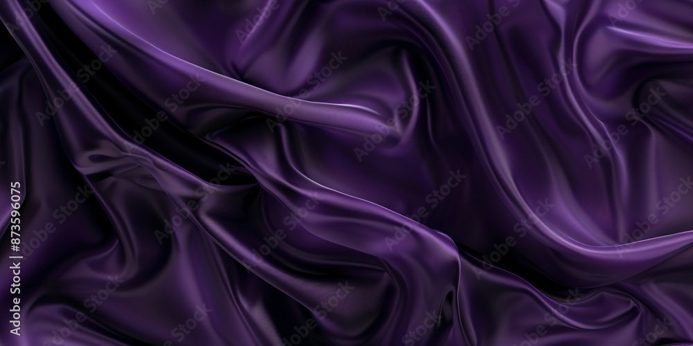 Fototapeta premium Abstract Purple Silk Drapery