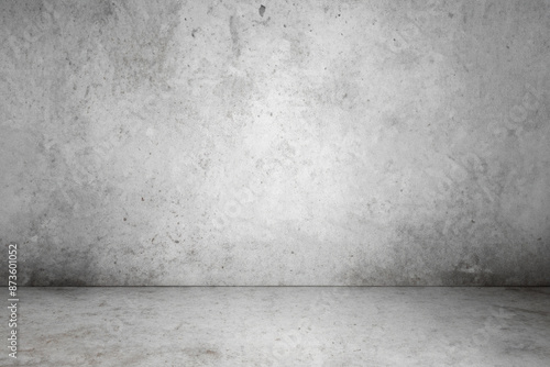 Dark Vintage Cement Wall and Floor Background with Copy Space for Product Display and Graphic Design