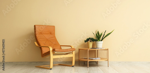 Interior of living room wit...