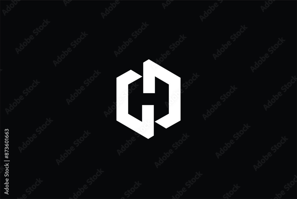 letter CC H negative space modern abstract modern iconic minimal logomark, letter CC D logo for finance business, corporate and modern real estate business letter CC H negative space modern abstract modern iconic minimal logomark, letter CC D logo for finance business, corporate and modern real estate business