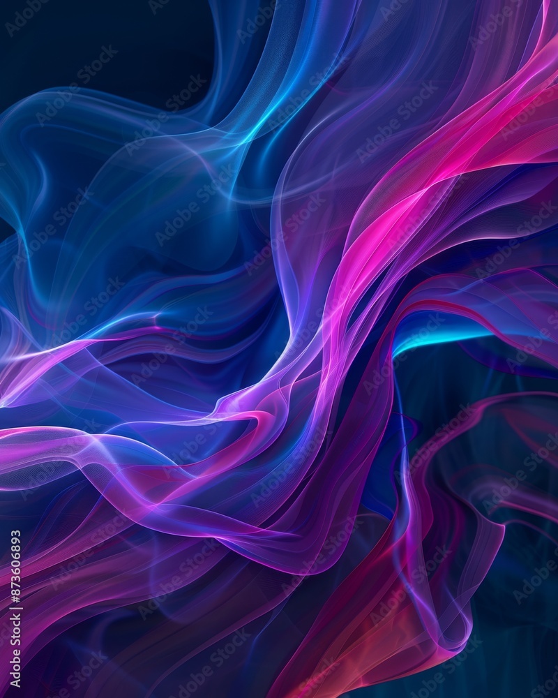 Fototapeta premium Colorful abstract art in various hues.