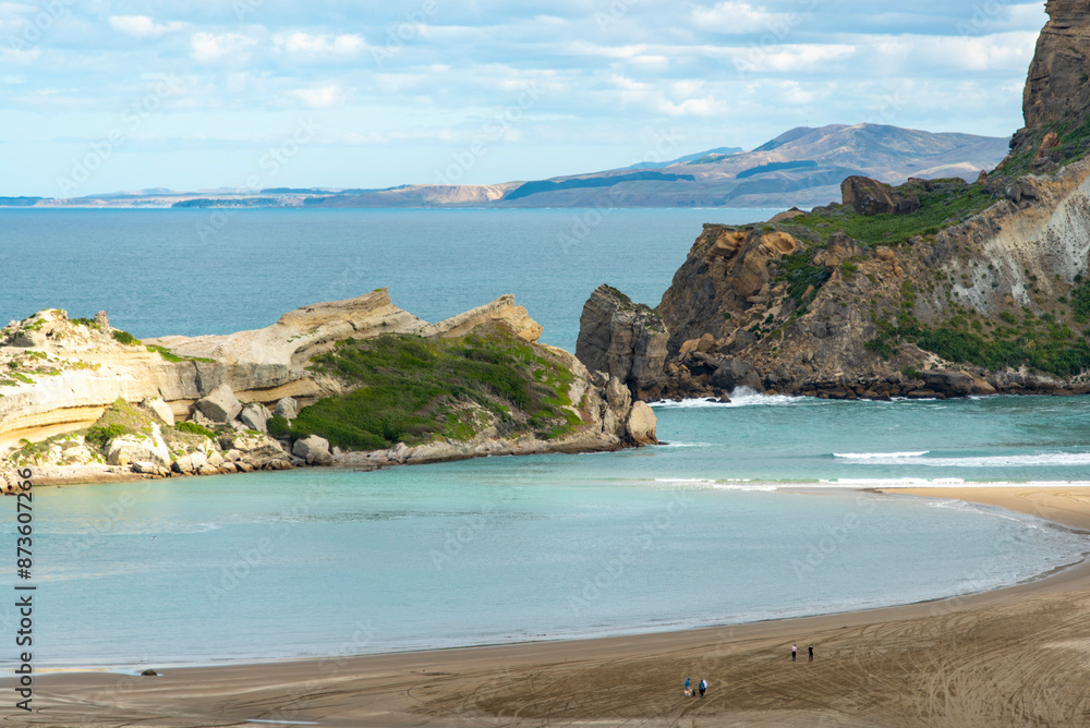 Fototapeta premium The Gap in Castlepoint - New Zealand