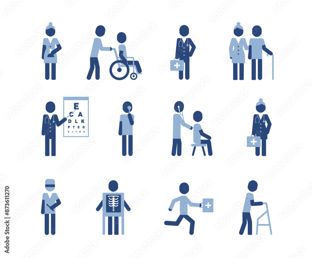 Health Medical Body Check Up Examination Test Icon Symbol Sign Pictogram Health Medical Body Check Up Examination Test Icon Symbol Sign Pictogram
