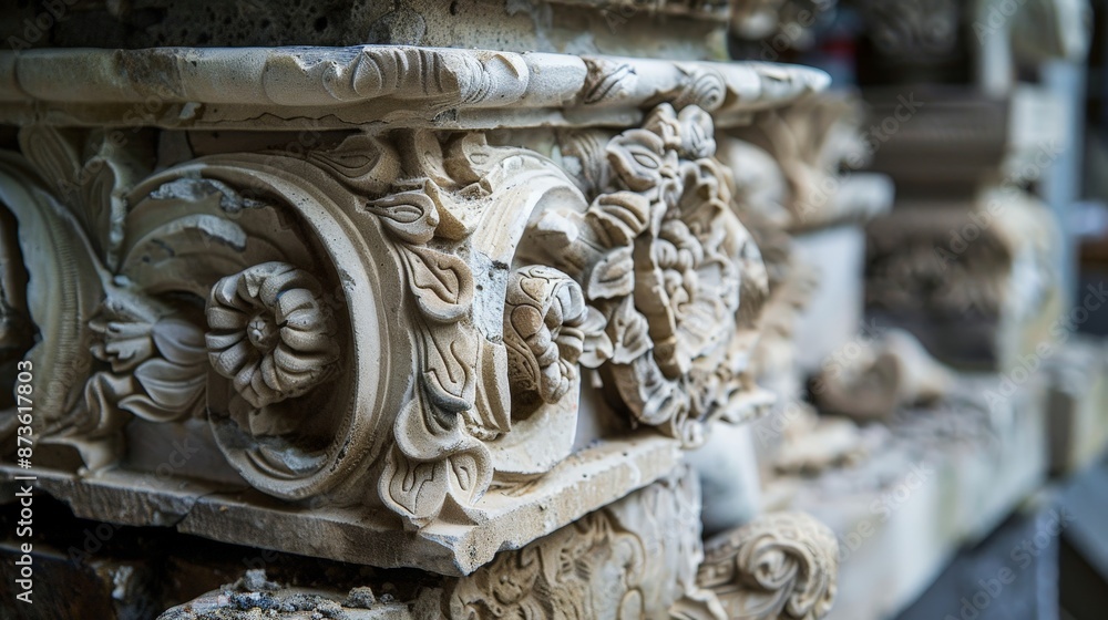 Stone carving requires patience and perseverance, as mistakes cannot be easily undone once the stone is carved away. Stone carving requires patience and perseverance, as mistakes cannot be easily undone once the stone is carved away.