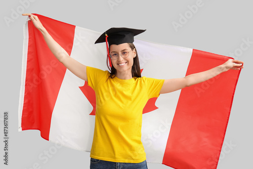 Young female graduate with ...