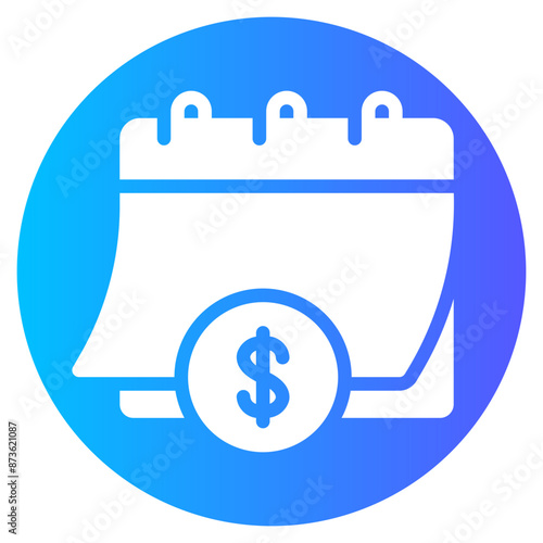 calendar gradient icon