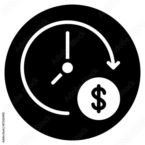 installment plan glyph icon