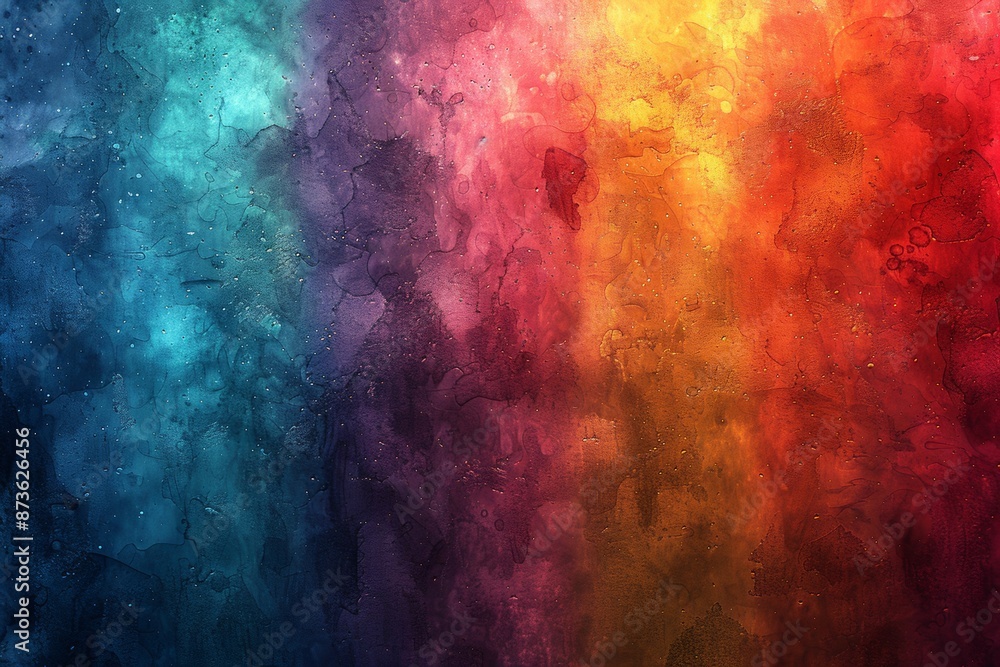 Fototapeta premium Ethereal Fusion: A Captivating Dance of Vibrant Hues and Flowing, Dreamy Textures