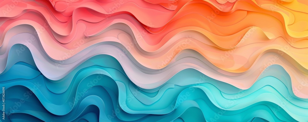 Textured abstract forms, flat design, top view, dreamscape theme, cartoon drawing, Triadic Color Scheme., Textured abstract forms, flat design, top view, dreamscape theme, cartoon drawing, Triadic Color Scheme.,