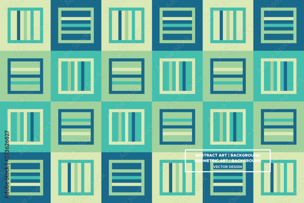 Square and Rectangle Shapes and Designs Blue and Green Colors Geometric Pattern Abstract Pattern Seamless Square and Rectangle Shapes and Designs Blue and Green Colors Geometric Pattern Abstract Pattern Seamless
