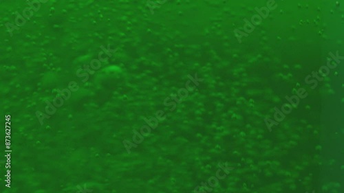 Melon soda and bubbles