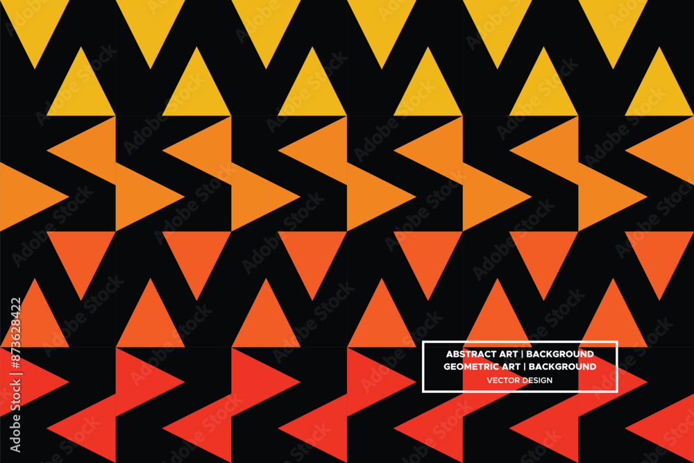 Triangular and Triangle Shapes and Designs Orange and Yellow Colors Geometric Pattern Abstract Pattern Seamless Triangular and Triangle Shapes and Designs Orange and Yellow Colors Geometric Pattern Abstract Pattern Seamless