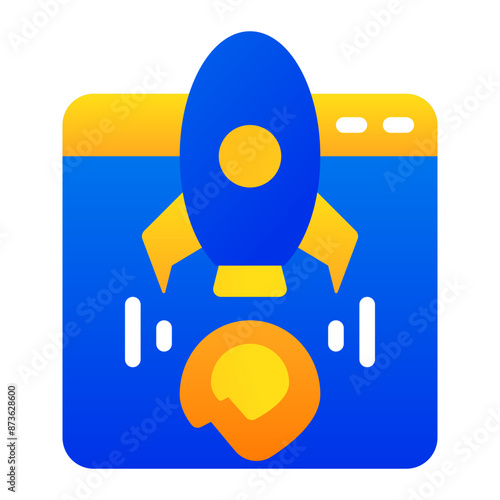 website speed icon illustration