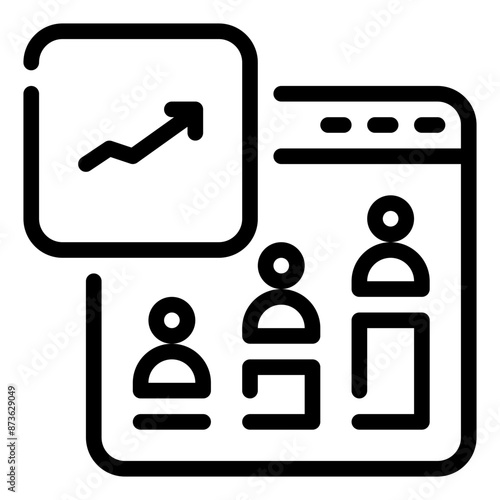 seo traffic icon illustration