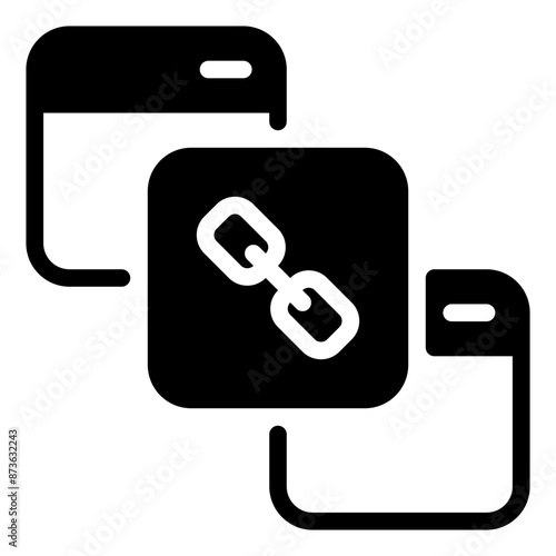 backlink icon illustration