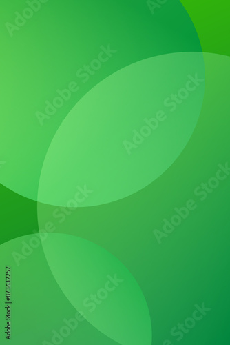 Green gradient background with overlapping circles and empty space for banner poster backdrop design