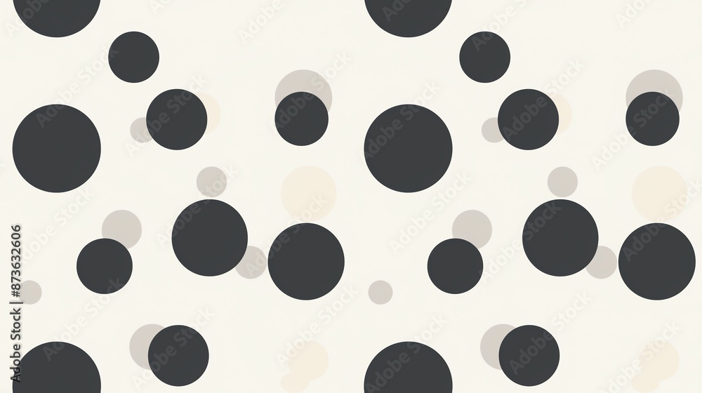 Neutral polka-dot pattern with a modern, minimalist aesthetic Neutral polka-dot pattern with a modern, minimalist aesthetic
