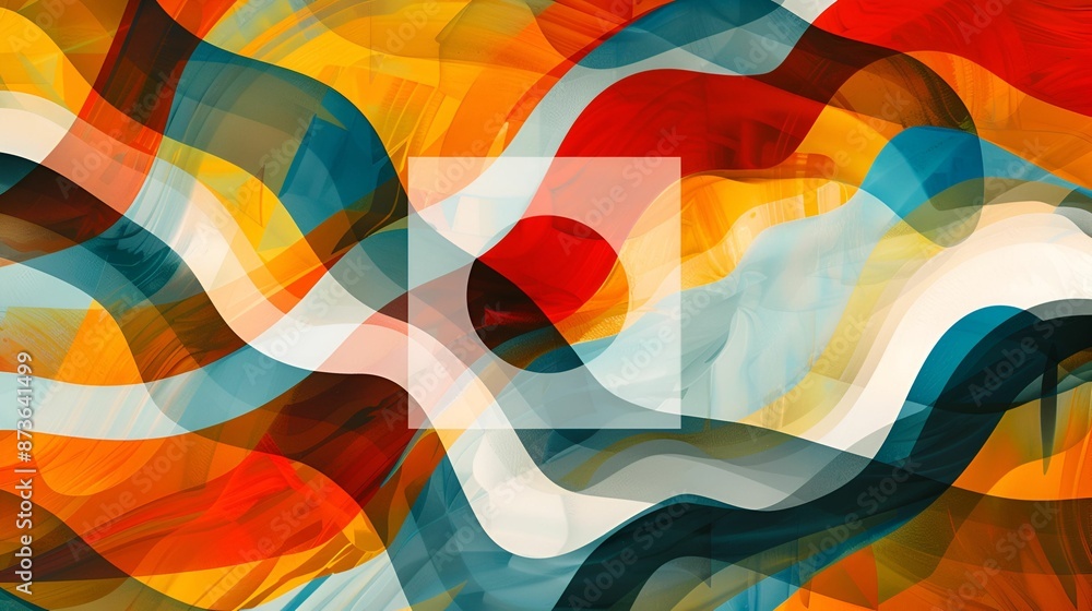 An artistic abstract interpretation of Swiss National Day, featuring flowing lines and vibrant colors, creating a harmonious and dynamic composition. An artistic abstract interpretation of Swiss National Day, featuring flowing lines and vibrant colors, creating a harmonious and dynamic composition.