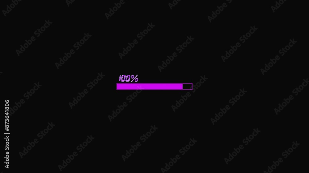 Purple Loading bar and prosesing animation video ,4k stock video . Purple Loading bar and prosesing animation video ,4k stock video .