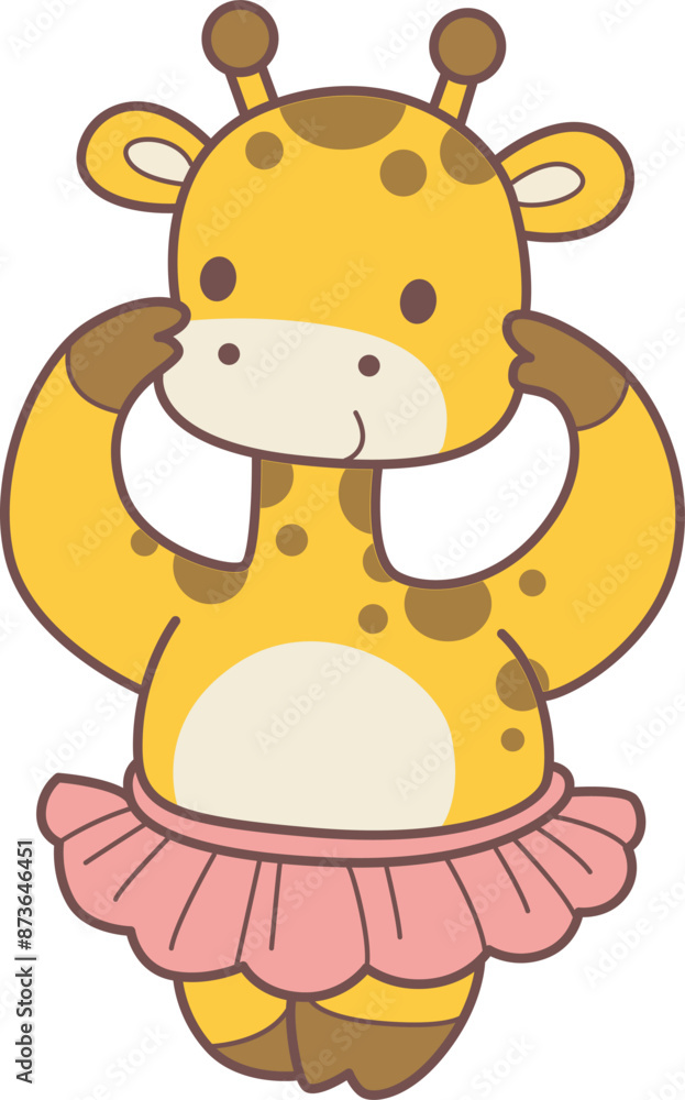 Set Vector Stock Illustrations Isolated of Baby Giraffe.
Cute giraffe animals with various activities.
Funny sticker of Giraffe animal kids. Set Vector Stock Illustrations Isolated of Baby Giraffe.
Cute giraffe animals with various activities.
Funny sticker of Giraffe animal kids.