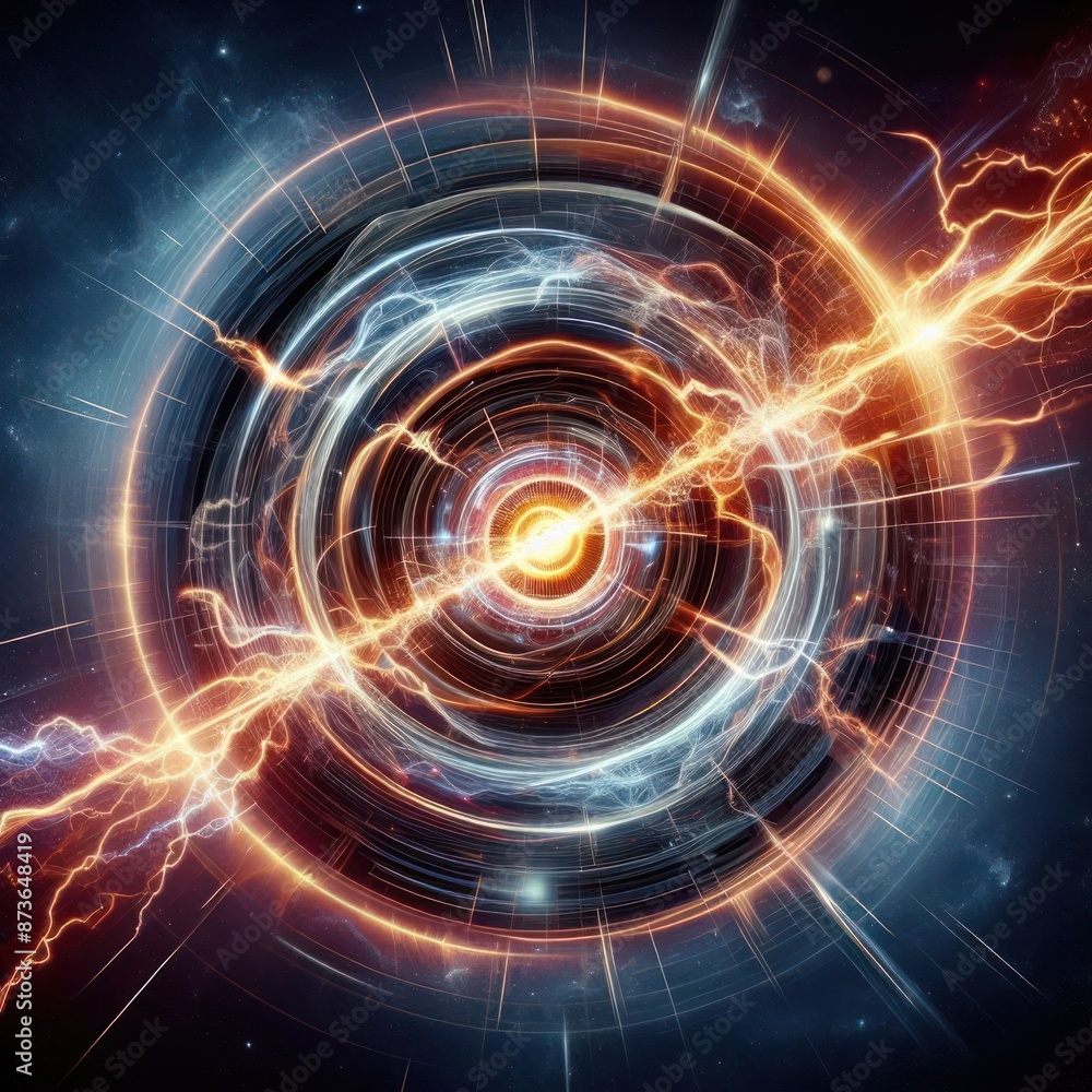 Dynamic Cosmic Action Ultra-Realistic High-Quality Design with Explosive Effects