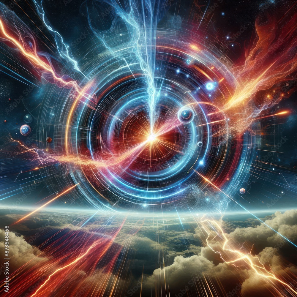Dynamic Cosmic Action Ultra-Realistic High-Quality Design with Explosive Effects Dynamic Cosmic Action Ultra-Realistic High-Quality Design with Explosive Effects