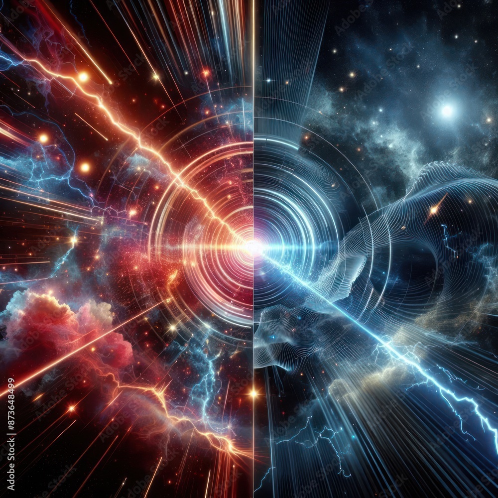 Dynamic Cosmic Action Ultra-Realistic High-Quality Design with Explosive Effects Dynamic Cosmic Action Ultra-Realistic High-Quality Design with Explosive Effects