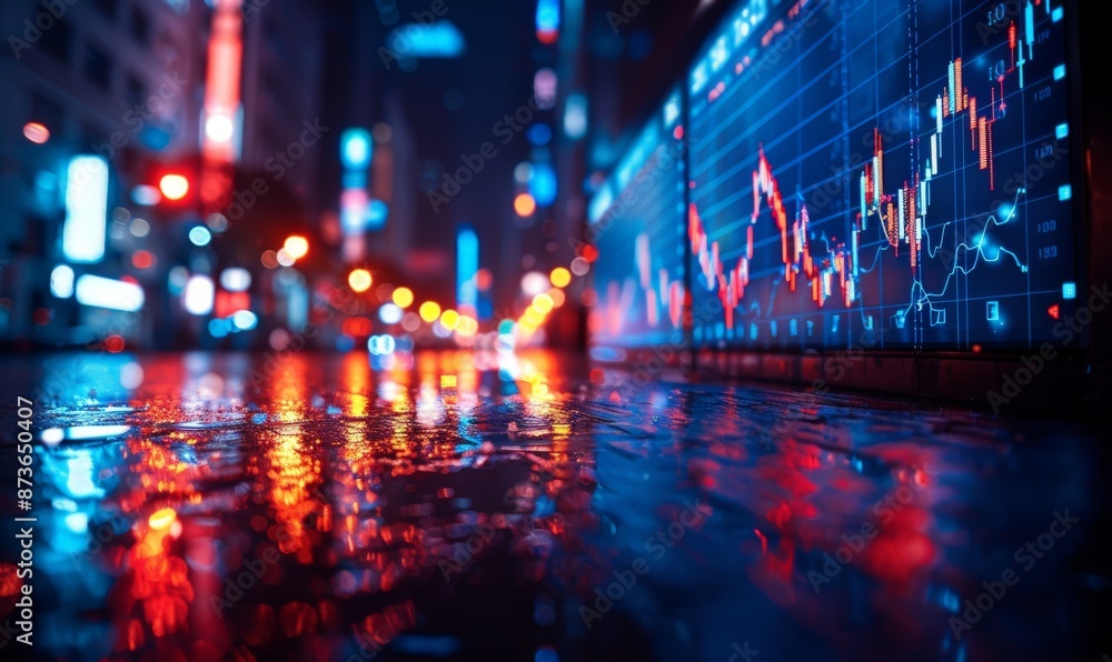 Stock market or forex trading graph and candlestick chart suitable for financial investment concept. Economy trends background for business idea and all art work design. Abstract finance background. Stock market or forex trading graph and candlestick chart suitable for financial investment concept. Economy trends background for business idea and all art work design. Abstract finance background.