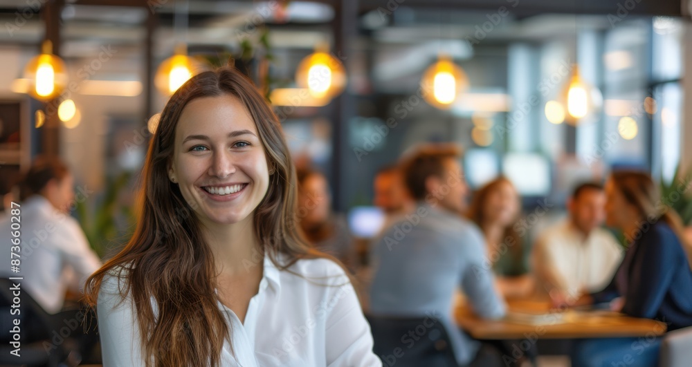 Close-up photo portrays the animated reactions of a group of businesswoman and participants as they laugh and listen attentively to startup business owner at trade show exhibition event. Close-up photo portrays the animated reactions of a group of businesswoman and participants as they laugh and listen attentively to startup business owner at trade show exhibition event.