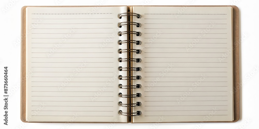 Open blank notebook isolated on background, notebook, blank, white, paper, empty, isolated,school, office, writing Open blank notebook isolated on background, notebook, blank, white, paper, empty, isolated,school, office, writing