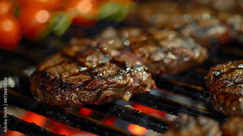 The ridges on the grill plates are deep and defined creating perfect char marks on meats and vegetables. The ridges on the grill plates are deep and defined creating perfect char marks on meats and vegetables.