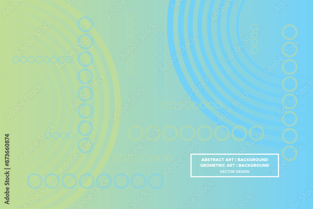 Circles and Lines Shapes Blue and Green Colors with Gradient Backdrop Modern Abstract Background Geometric Background Circles and Lines Shapes Blue and Green Colors with Gradient Backdrop Modern Abstract Background Geometric Background