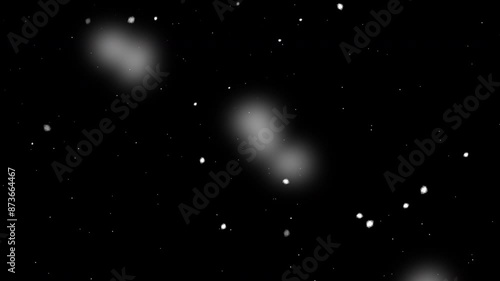 Wallpaper Mural Snowfall background. Snow fall on black background. Winter snow falling effect. 4K. Close up and distant snow fall animation. Snow falling motion background. Torontodigital.ca