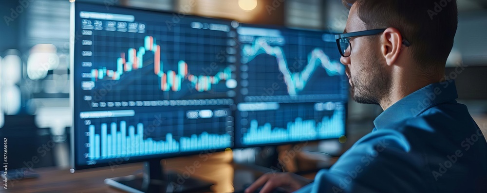Data analyst segmenting financial data, segment data, financial trend analysis Data analyst segmenting financial data, segment data, financial trend analysis