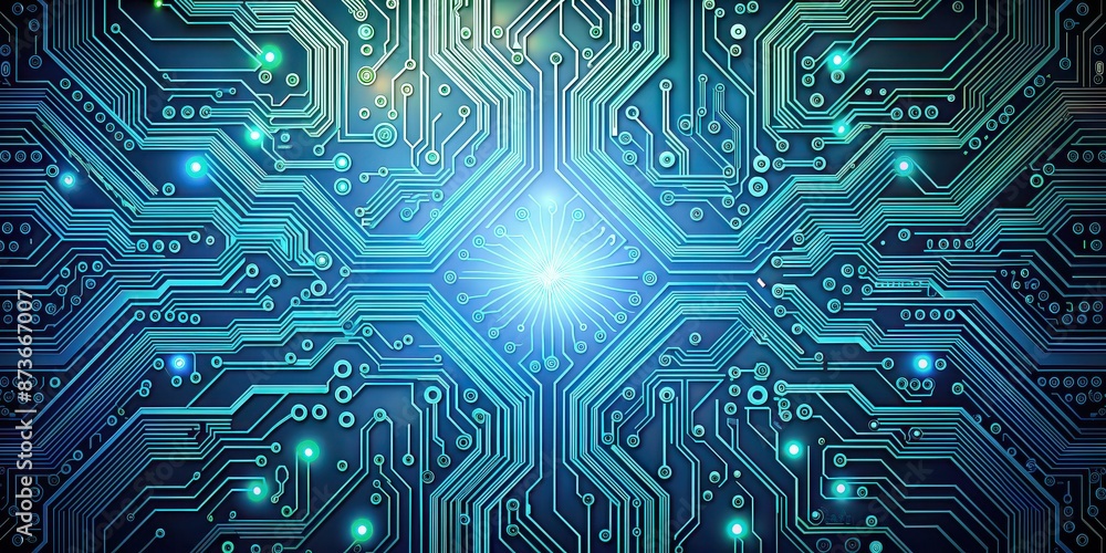 Circuit board background with intricate lines and electronic components , technology, motherboard, circuitry Circuit board background with intricate lines and electronic components , technology, motherboard, circuitry