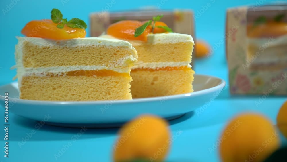 slice of cake orange close up slice of cake orange close up