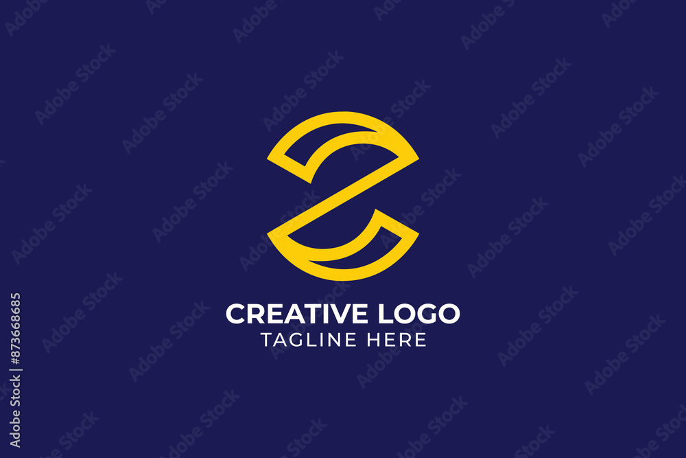 initial letter SZ ZS curve swoosh iconic business logo, letter SZ swoosh arc business logo for finance investment financial logo, corporate and modern real estate logo initial letter SZ ZS curve swoosh iconic business logo, letter SZ swoosh arc business logo for finance investment financial logo, corporate and modern real estate logo