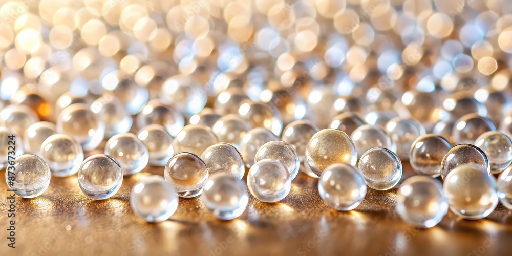 Detailed close-up of tiny water beads on a neutral-toned background , water, droplets, macro, close-up, texture Detailed close-up of tiny water beads on a neutral-toned background , water, droplets, macro, close-up, texture