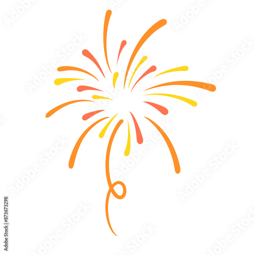 Festive Fireworks Illustrations