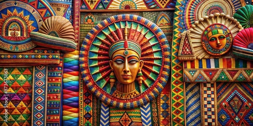 Wallpaper Mural An exotic blend of Egyptian, Aztec, Indian Torontodigital.ca