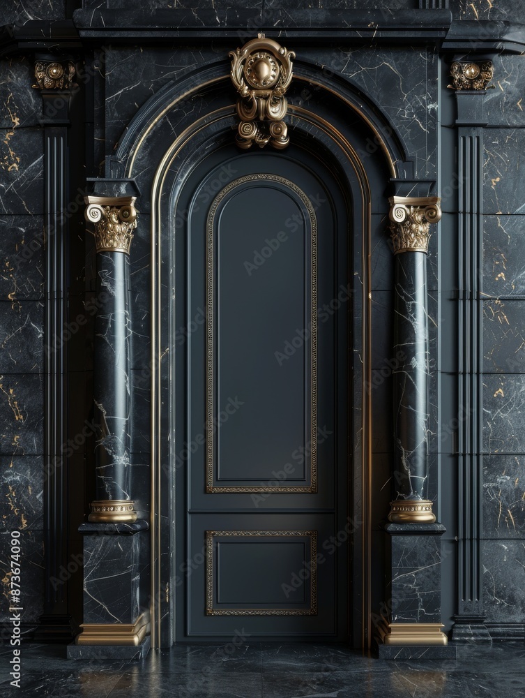 custom made wallpaper toronto digitalBaroque Classical Abstract Marble Framed Ceiling Art with Ornate Border. Luxury Lavish Decor Elements with Seamless Pattern Background Texture