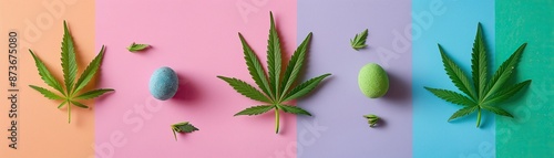 Edible cannabis bold pop art packaging