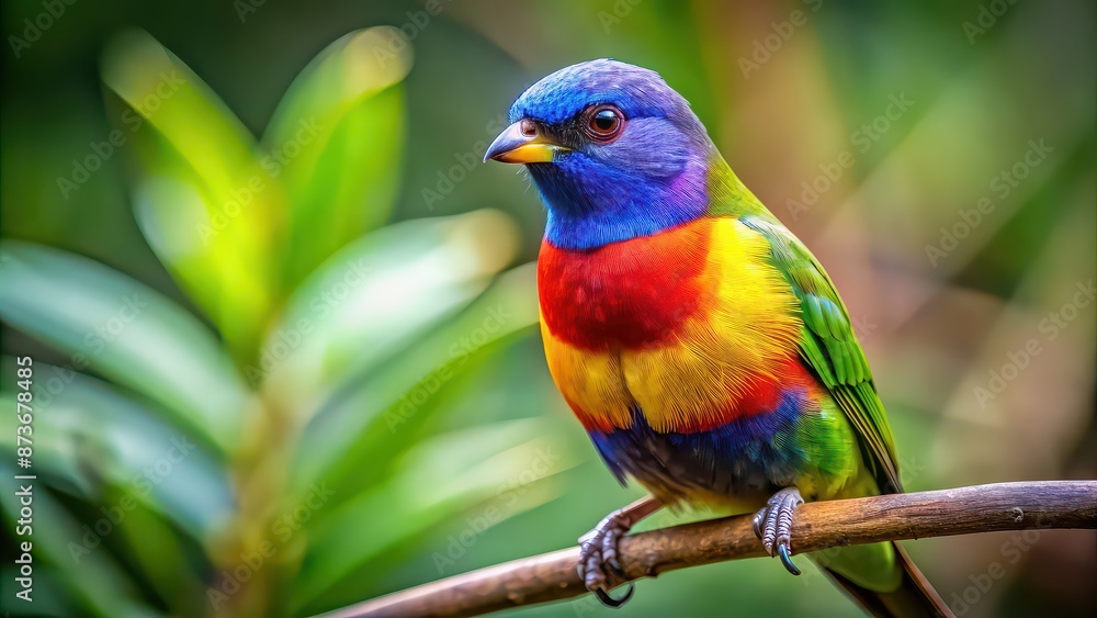 Close-up photo of a colorful bird perched on a tree branch , avian, wildlife, feathers, colorful, beak, perched, tree Close-up photo of a colorful bird perched on a tree branch , avian, wildlife, feathers, colorful, beak, perched, tree