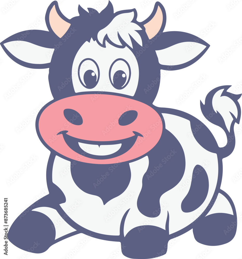Cute cow illustration Cute cow illustration