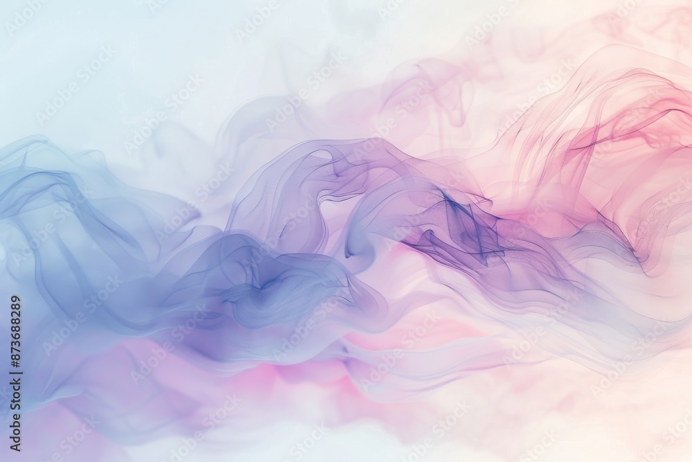 Abstract pastel colors blending together creating a soft gradient haze of pinks and blues, evoking a dreamy and serene atmosphere. Abstract pastel colors blending together creating a soft gradient haze of pinks and blues, evoking a dreamy and serene atmosphere.