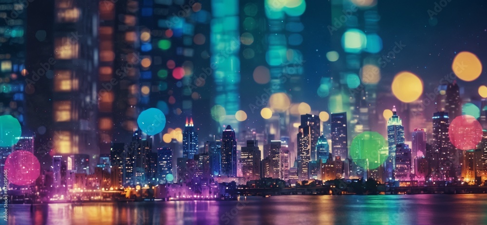 cityscape at night cityscape at night