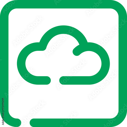 illustration of a icon cloud
